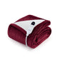 Ribbed Flannel Heated Blanket