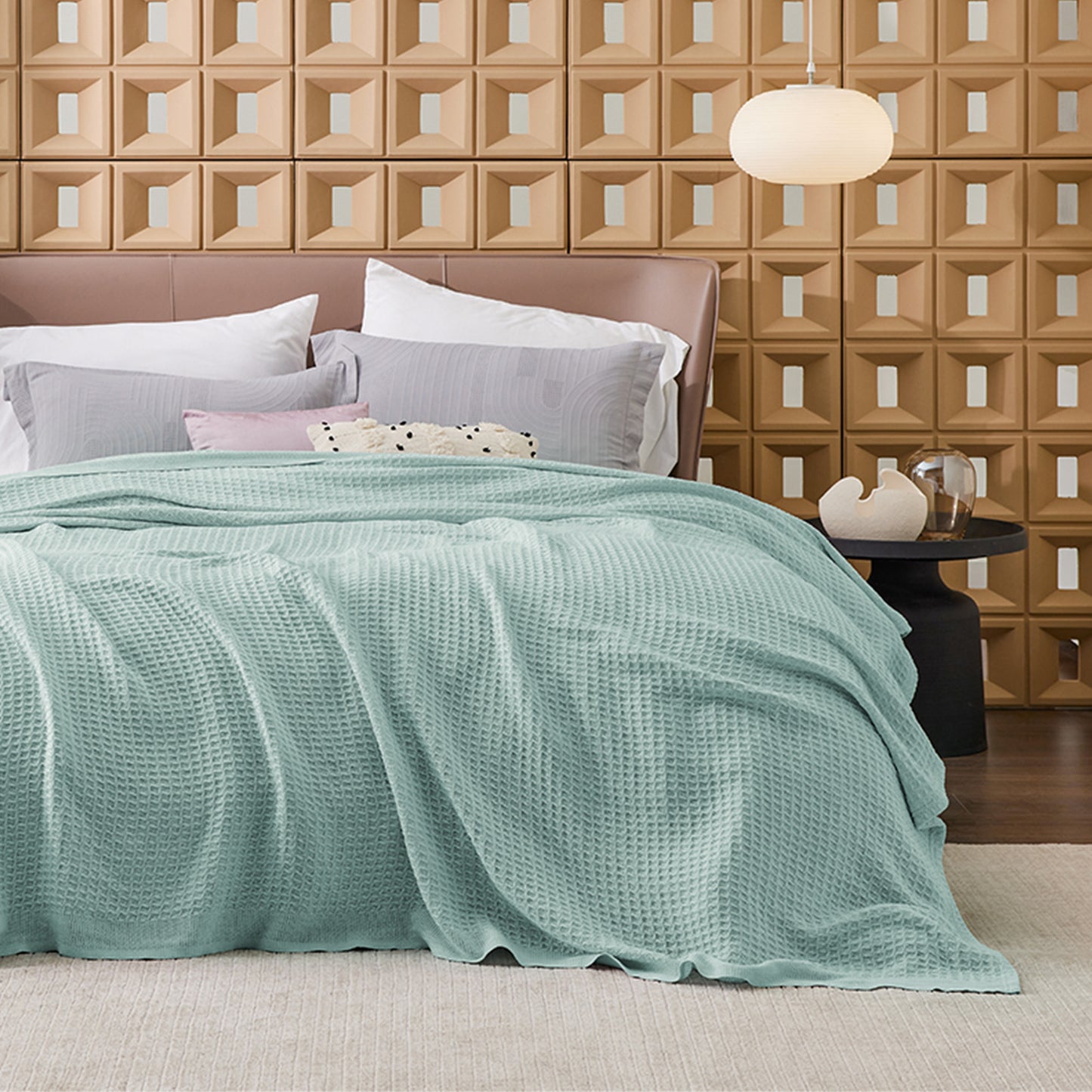 GentleSoft™ Cotton Waffle Weave Blanket
