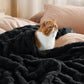 GentleSoft™ Jacquard Shaggy Sherpa Blanket