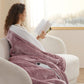 Solid Flannel Heated Blanket