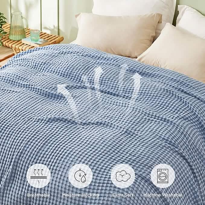 Cooling Waffle Blanket