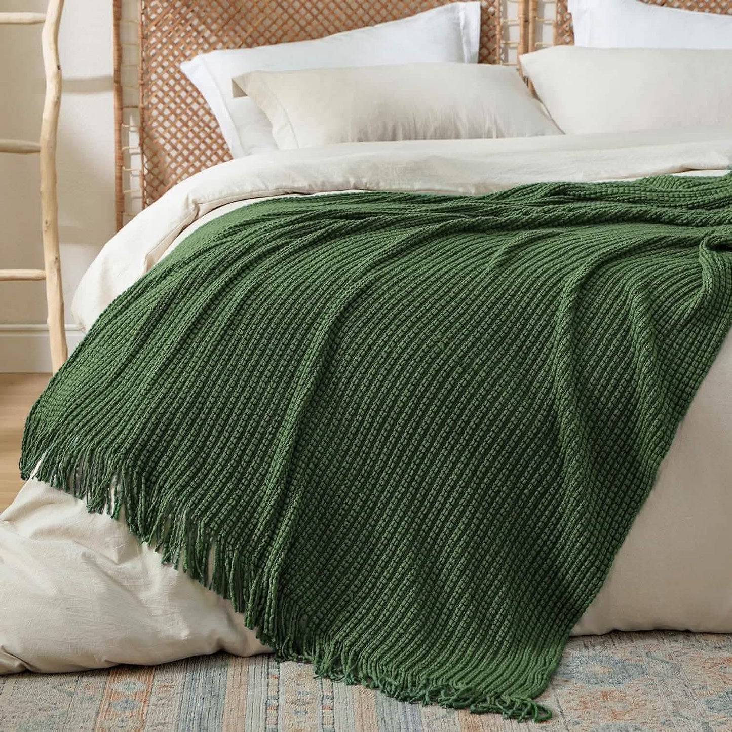 Decorative Woven Throw Blanket