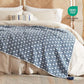 Patterned Boho Throw Blanket With Tassels