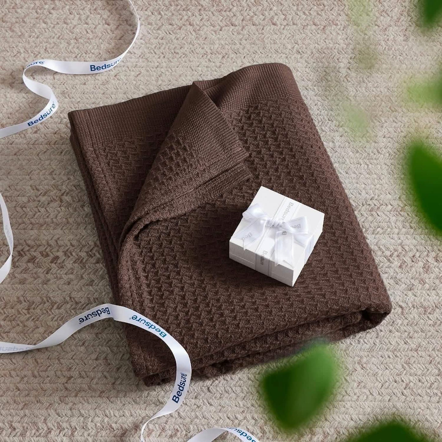 Cotton Waffle Weave Blanket