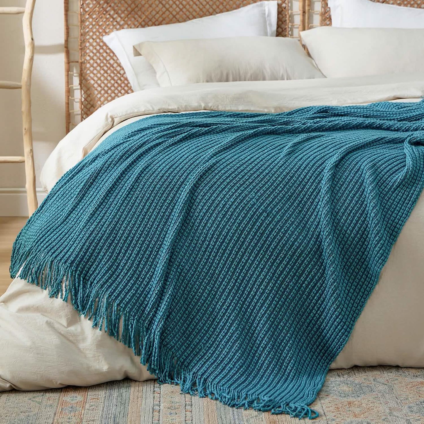 Decorative Woven Throw Blanket