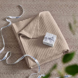 100% Cotton Waffle Weave Blankets