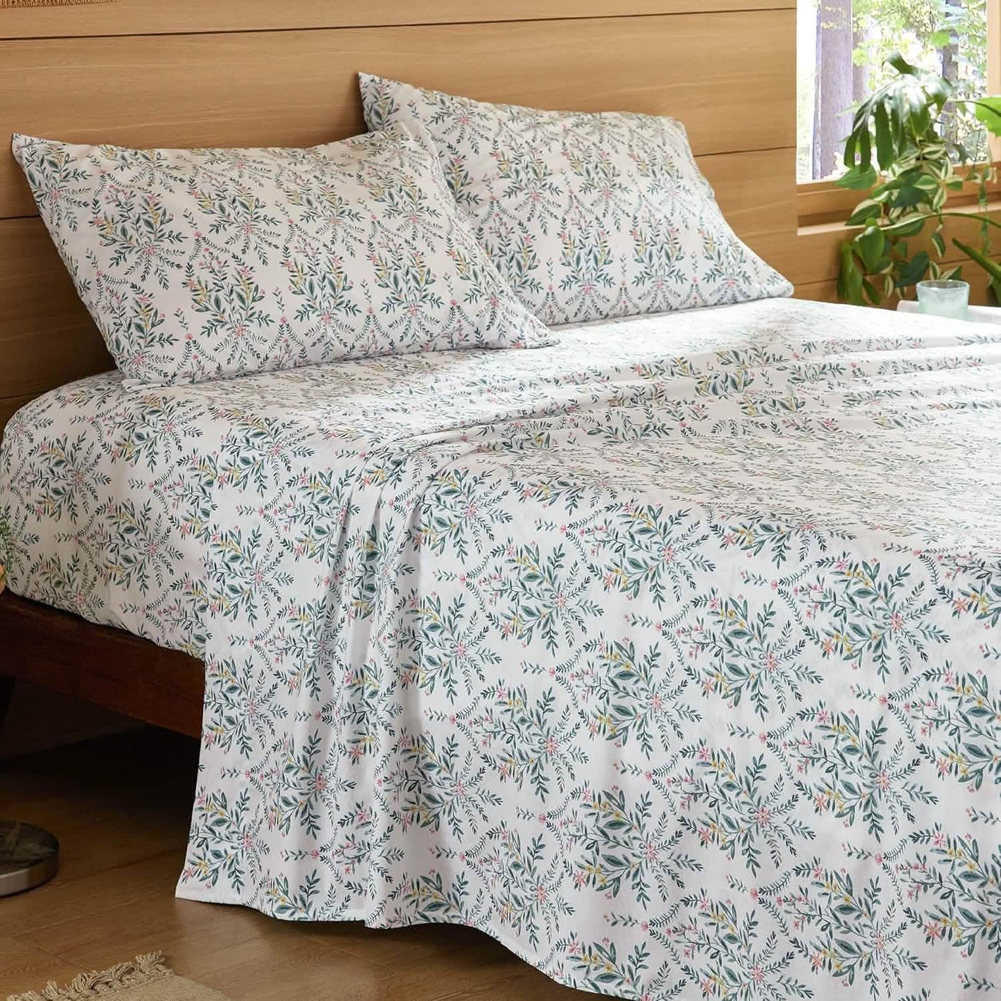 GentleSoft™ 100% Cotton Sheets Trellis