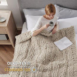 Chunky Knit Chenille Blanket