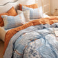 100% Cotton Reversible Floral Duvet Cover Set