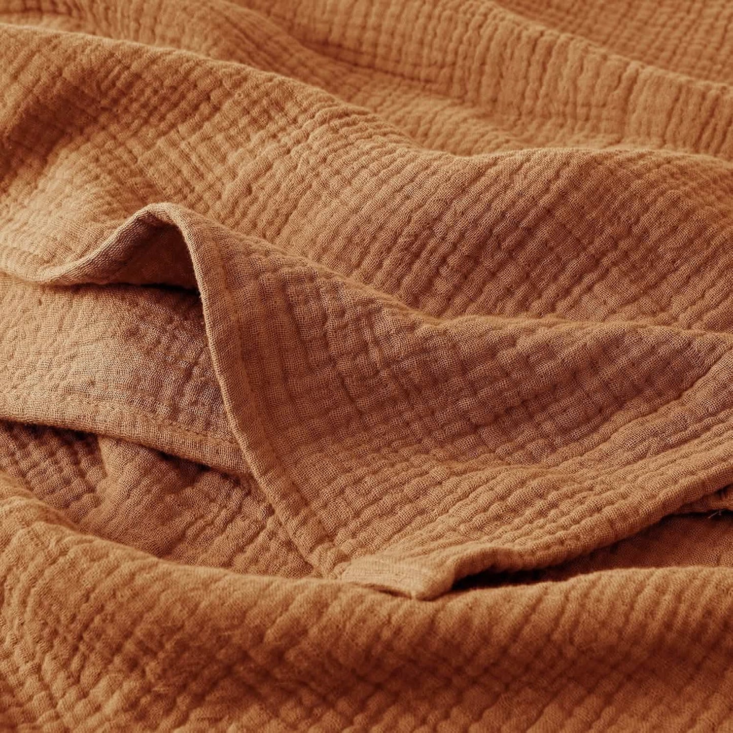 100% Cotton Gauze Spring Throw Blanket