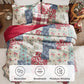 Christmas Modern Patchwork Quilt Set Plant