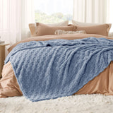 Jacquard Shaggy Sherpa Blanket