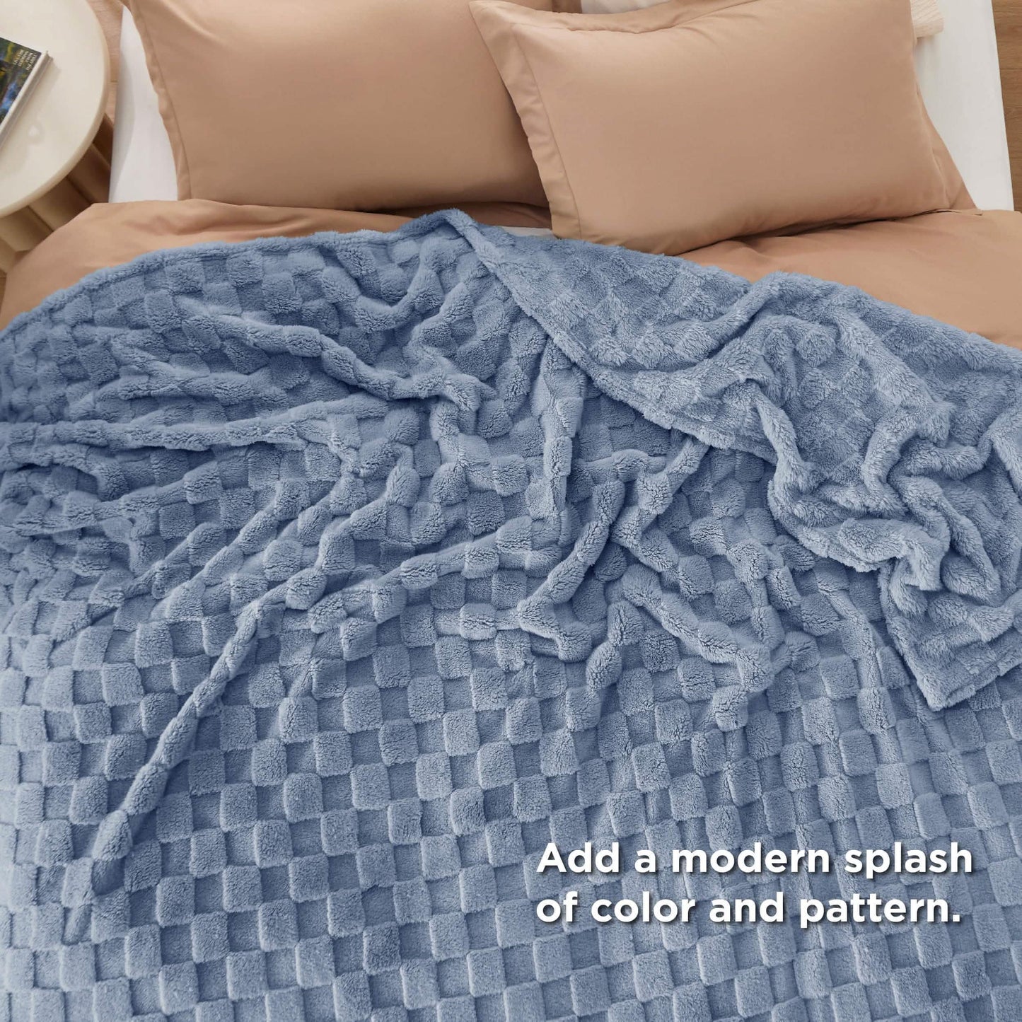 Jacquard Shaggy Sherpa Blanket