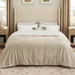 Jacquard Stripes Shaggy Sherpa Blanket