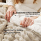 Jacquard Stripes Shaggy Sherpa Blanket