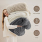 Jacquard Stripes Shaggy Sherpa Blanket