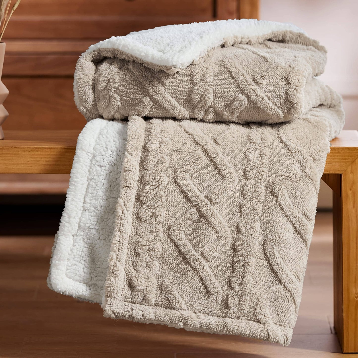 Sherpa Throw Blanket For Couch