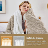 Bedsure Sherpa Throw Blanket For Couch