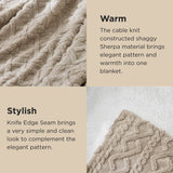 Bedsure Sherpa Throw Blanket For Couch