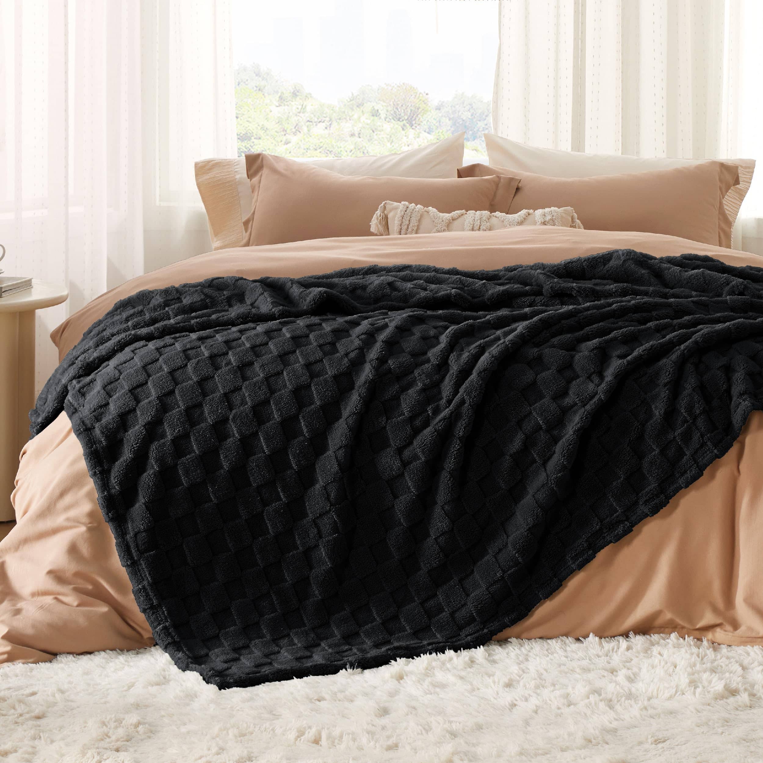 Jacquard Sherpa Shaggy  Blanket