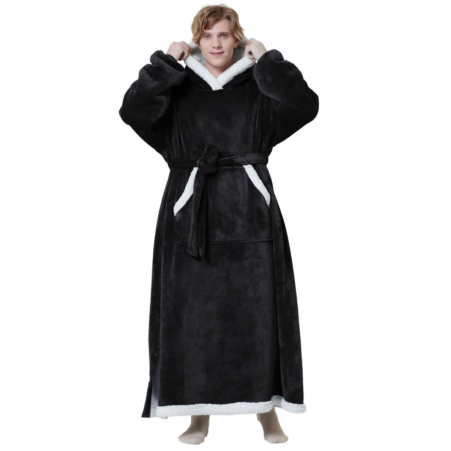 Sherpa Fleece Wearable Blanket