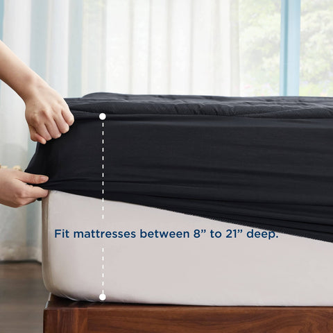 Bedsure Soft Mattress Protector For College Dorm