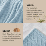 Bedsure Sherpa Throw Blanket For Couch
