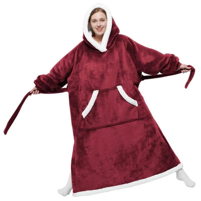 Sherpa Fleece Wearable Blanket