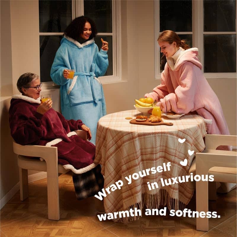 Sherpa Fleece Wearable Blanket
