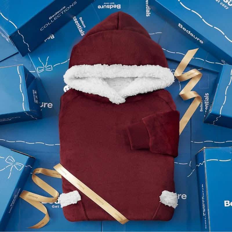 Sherpa Fleece Wearable Blanket
