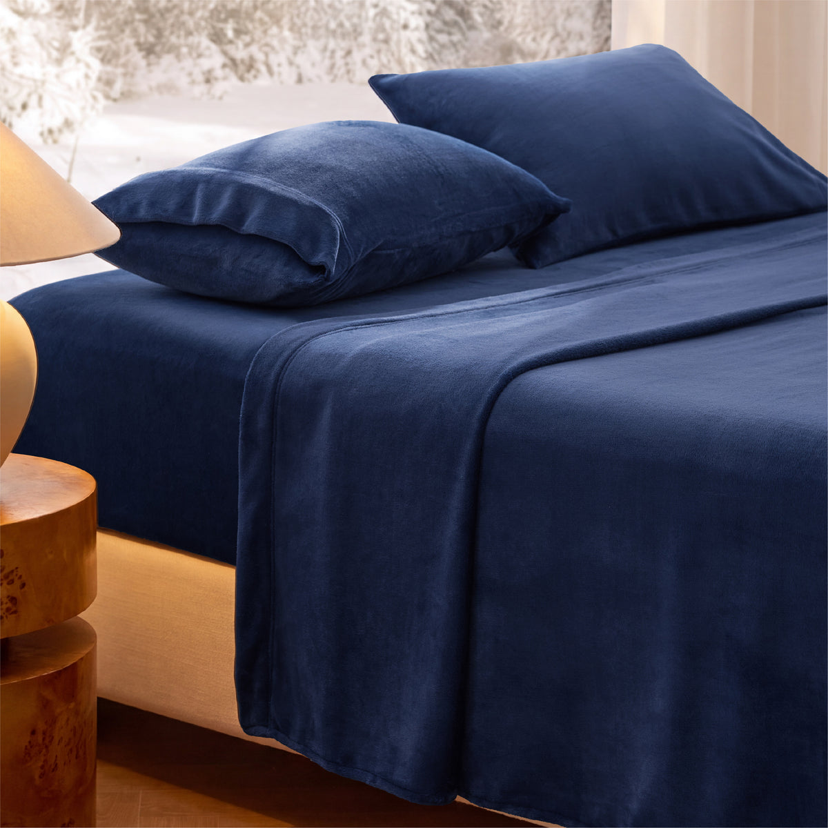 220 GSM Anti-Static Flannel Sheet Set