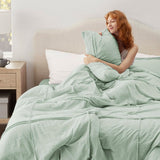 Bedsure Pinch Pleat Comforter set