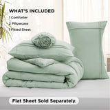 Bedsure Pinch Pleat Comforter set