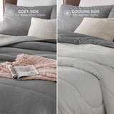 Reversible Warm and Cooling Comforter Set