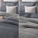 Reversible Warm and Cooling Comforter Set