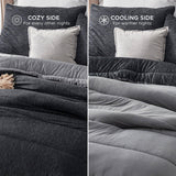 Reversible Warm and Cooling Comforter Set