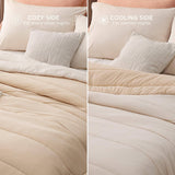 Reversible Warm and Cooling Comforter Set