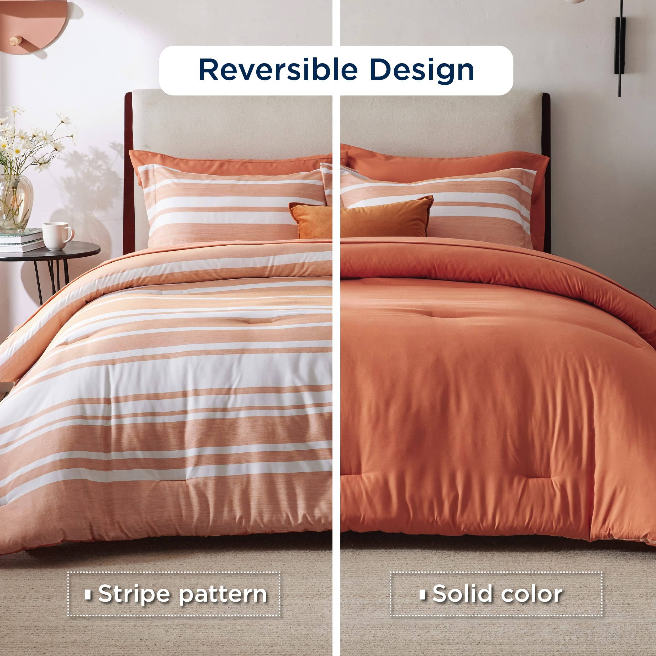 Stripe-Patterned Bed-in-a-Bag