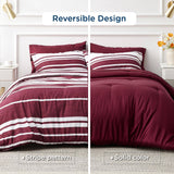 Stripe-Patterned Bed-in-a-Bag