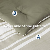 Stripe-Patterned Bed-in-a-Bag