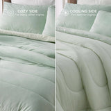 Reversible Warm and Cooling Comforter Set