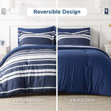 Stripe-Patterned Bed-in-a-Bag