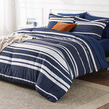 Stripe-Patterned Bed-in-a-Bag