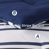 Stripe-Patterned Bed-in-a-Bag