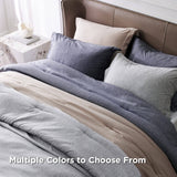 Cationic Dyeing Comforter Set with Pillow Shams