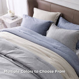 Cationic Dyeing Comforter Set with Pillow Shams