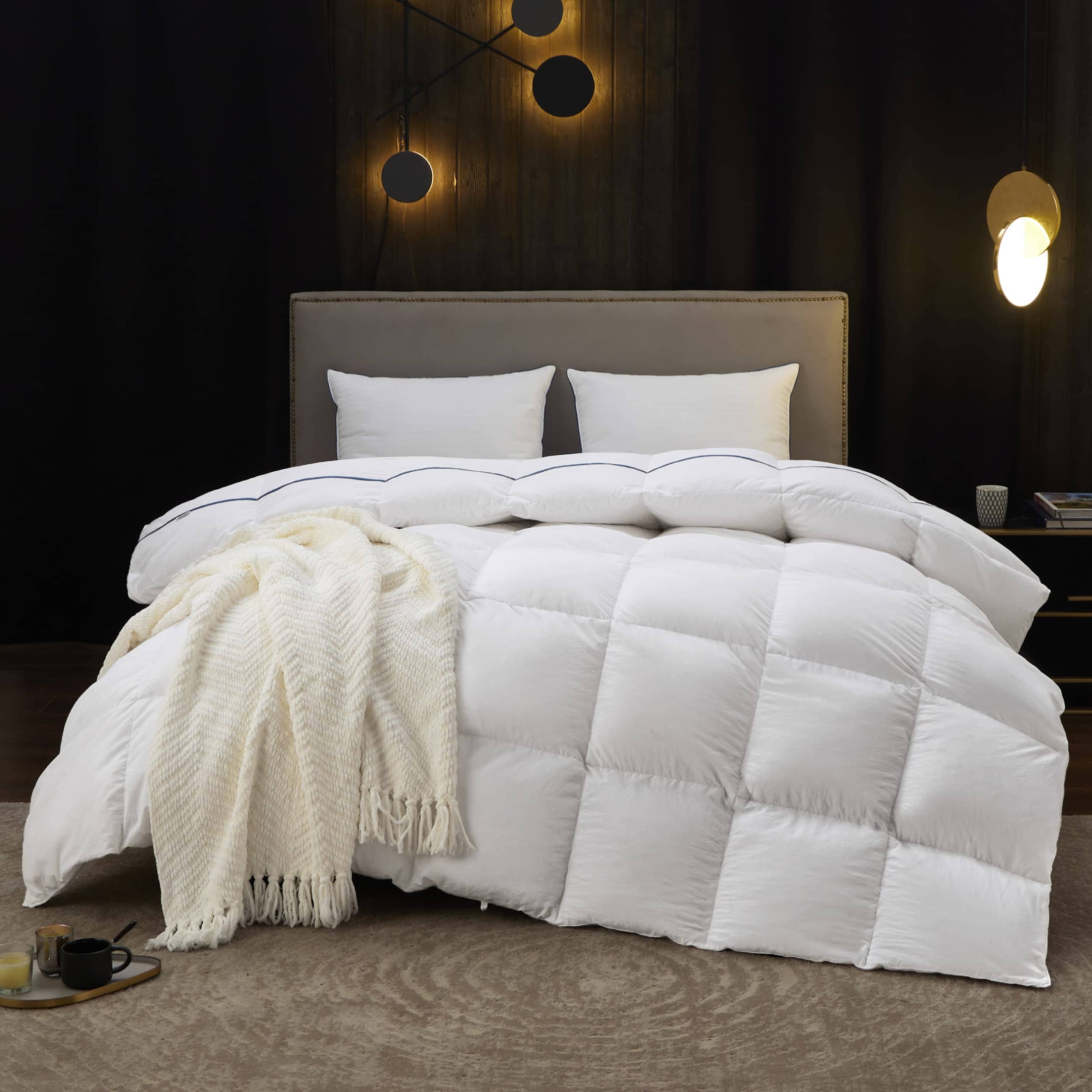 Bedsure Goose Feather Down-20 Comforter