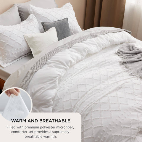 Boho Embroidery Comforter Set