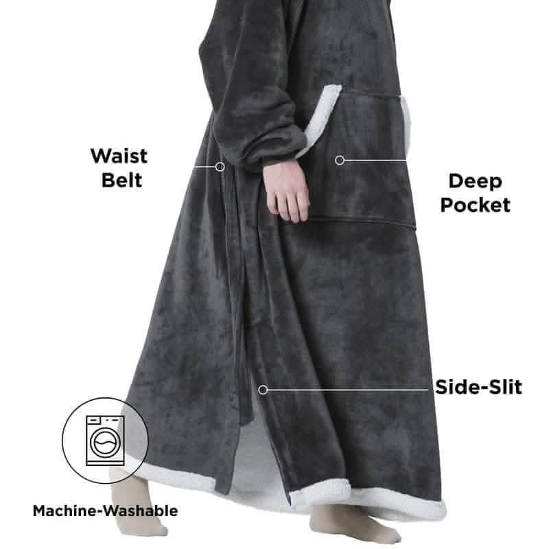Sherpa Fleece Wearable Blanket