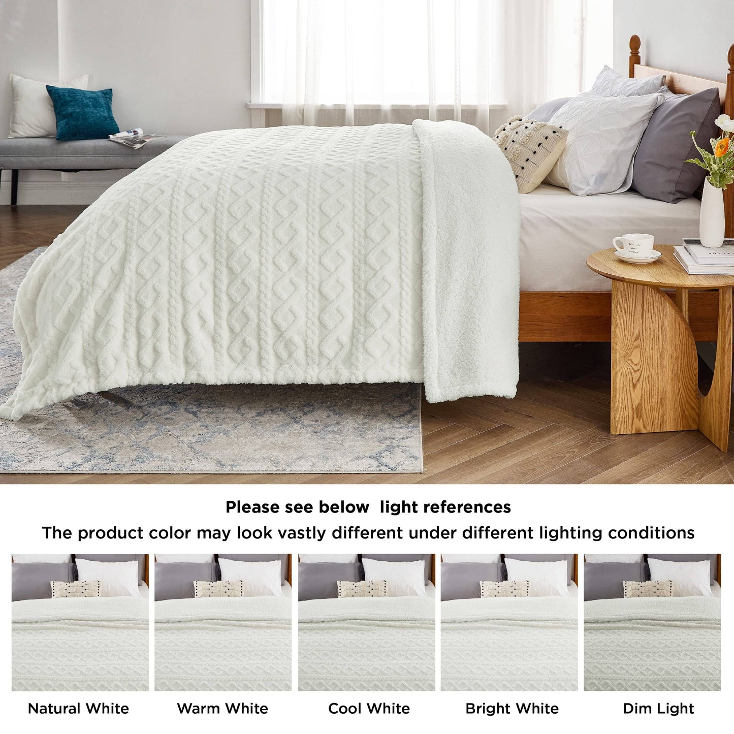 Sherpa Throw Blanket For Couch